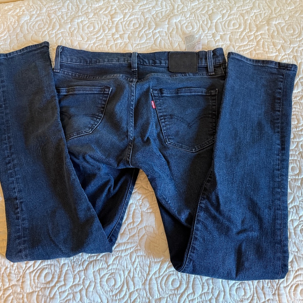 Levis Mens 511 Jeans 34/34 Dark Blue
